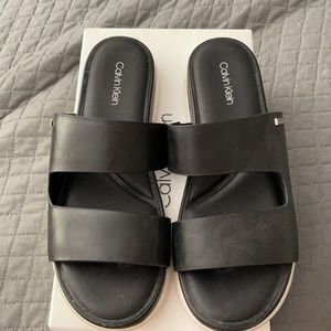 Calvin Klein comfort sandal black